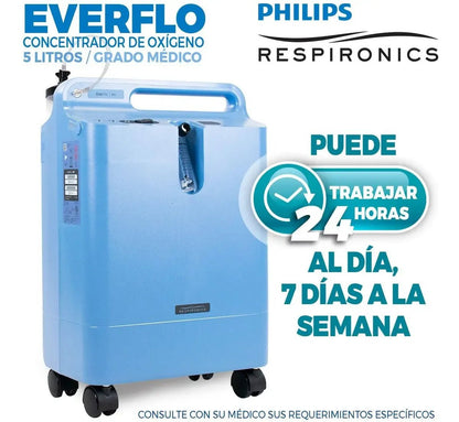 Concentrador de oxigeno Philips Respironics Everflo 5 litros - OPL Equipo y Oxigeno Medicinal