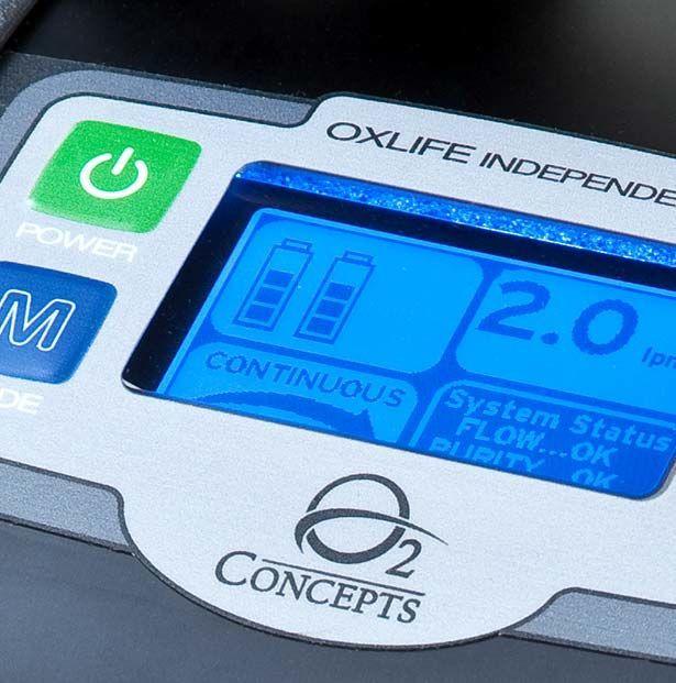 Concentrador de oxígeno portátil O2 Concepts Independence OXLIFE - OPL Equipo y Oxigeno Medicinal