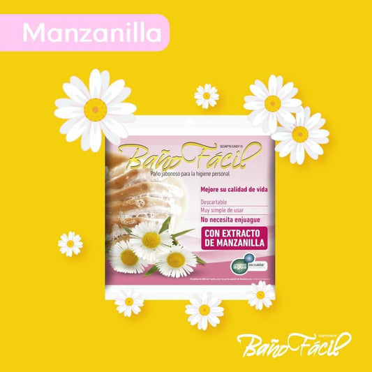 Toallitas húmedas baño jabonoso MCA Baño Facil - OPL Equipo y Oxigeno Medicinal