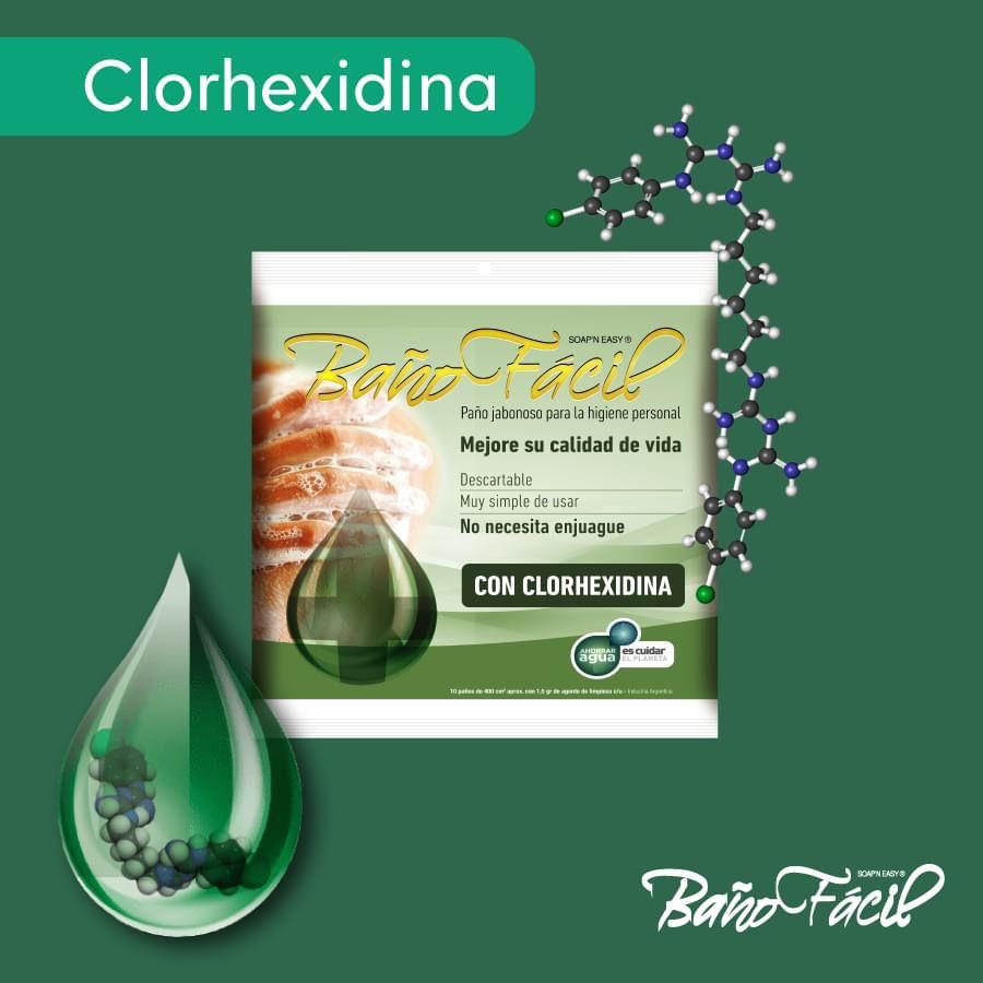 Toallitas húmedas baño jabonoso MCA Baño Facil - OPL Equipo y Oxigeno Medicinal